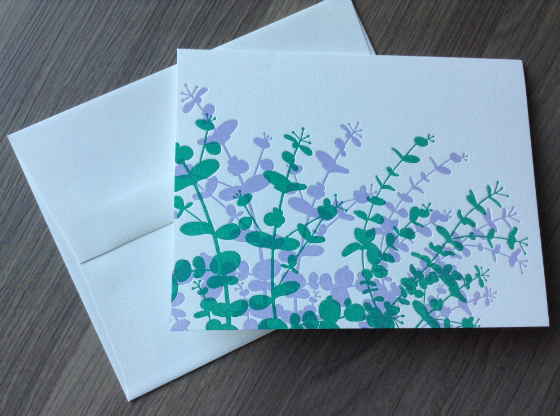 Nicely Noted Subscription Review - April 2014 Floral