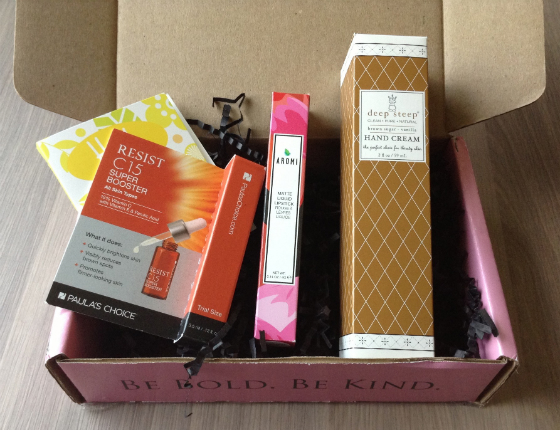 Petit Vour Vegan Beauty Subscription Box Review - May 2014 Items