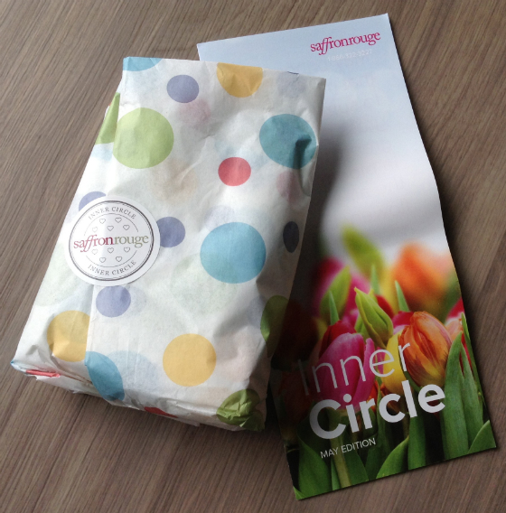Saffron Rouge Beauty Subscription Box Review - May 2014 First Look