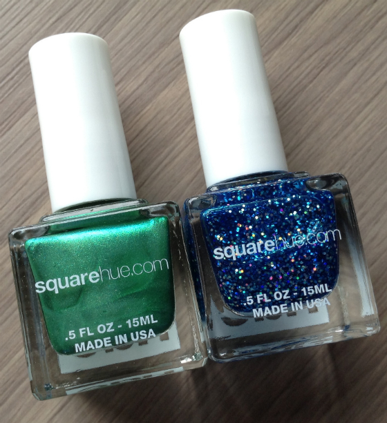 Square Hue Nail Polish Subscription Box Review - May 2014 Green