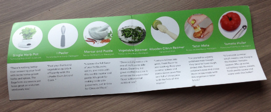 Tyler Florence Fancy Box Review - April 2014 Card