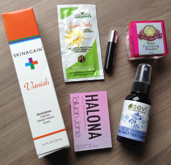 Vegan Cuts Beauty Box Subscription Review - May 2014 Items