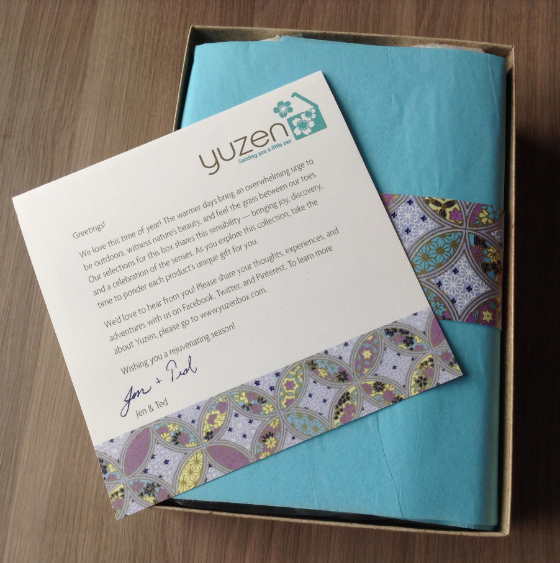 Yuzen Summer 2014 Subscription Box 