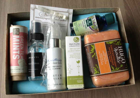 Yuzen Summer 2014 Subscription Box Review Items