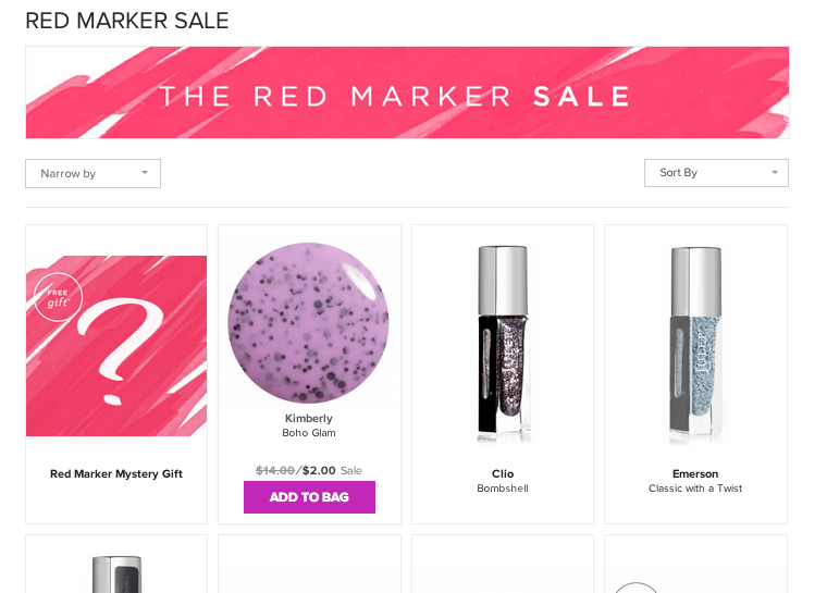 Julep Red Marker Sale