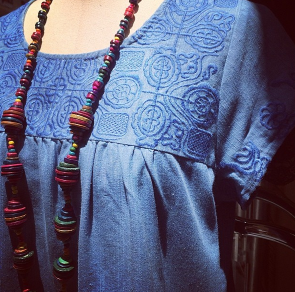 Denim Shift Dress