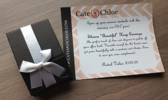 Cate & Chloe Jewelry Subscription Review & Coupon – June 2014 First Look