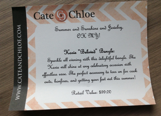 Cate & Chloe Jewelry Subscription Review & Coupon – June 2014 Info