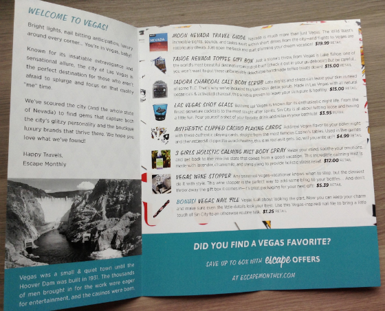 Escape Monthly Subscription Box Review & Coupon – June 2014 Info