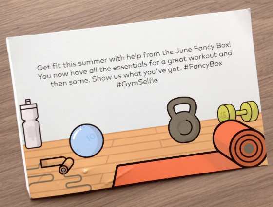 Fancy Box Subscription Review - June 2014 Gym