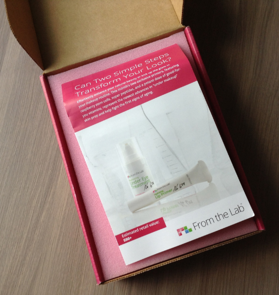 From The Lab Beauty Subscription Box Review - May