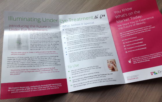 From The Lab Beauty Subscription Box Review - May 2014 Info