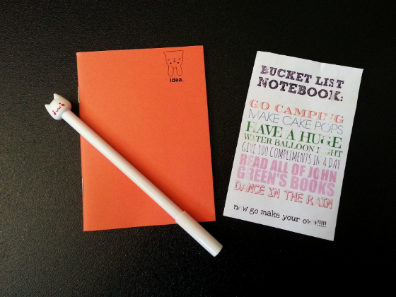 iBBeautiful Subscription Box Review - June 2014 notebook