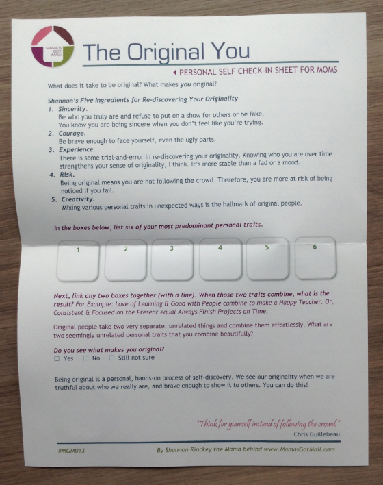 Mama’s Got Mail Subscription Box Review – May 2014 Info