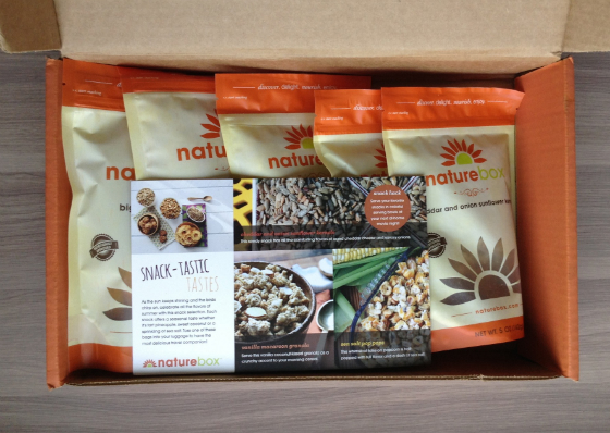 Nature Box Review & 50% Off Coupon - July 