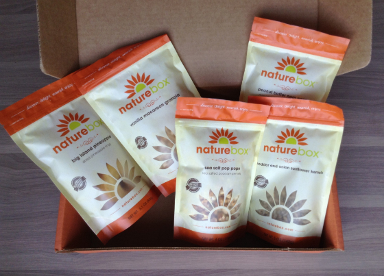 Nature Box Review & 50% Off Coupon - July 2014 Snacks