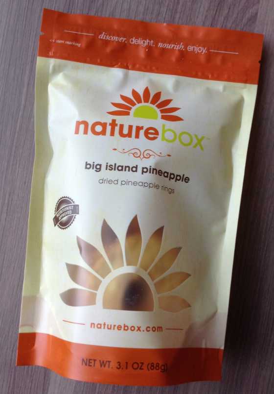 Nature Box Review & 50% Off Coupon - July 2014 Pineapple