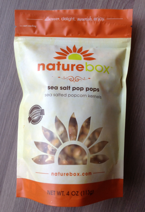 Nature Box Review & 50% Off Coupon - July 2014 Pop Pops