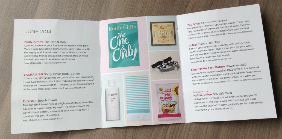 POPSUGAR Must Have Box Review & $10 Coupon - June 2014 Card