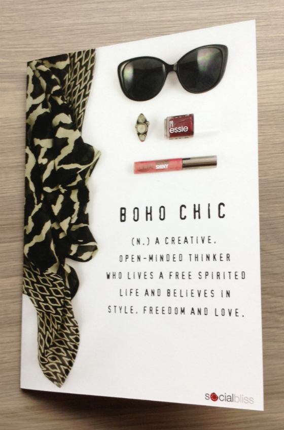 SocialBliss The Style Box Subscription Review – June 2014 Boho Chic