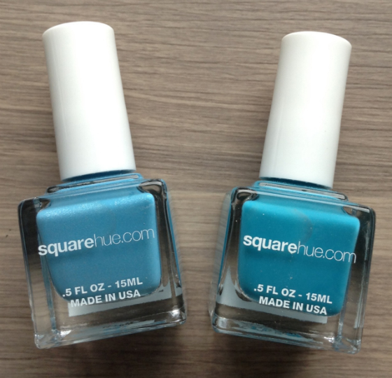 Square Hue Nail Polish Subscription Box Review - June 2014 Blues