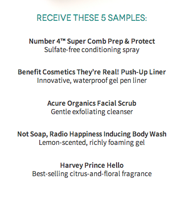 August Birchbox Sample Selection Time! Details