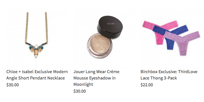 birchbox add ons