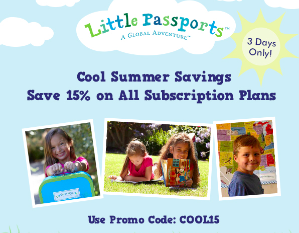 3 Days Only - 15% Off Any Little Passports Subscription
