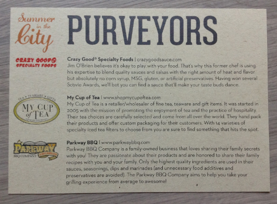 Batch Memphis Subscription Box Review - July 2014 Info
