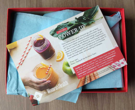 Birchbox Review & Coupon - July 2014 Women's Health
