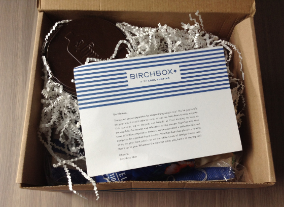 Birchbox Man + Cool Hunting Summer Collection Box Review First Look