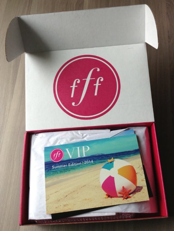 FabFitFun VIP Summer 2014 Subscription Box Review First Look