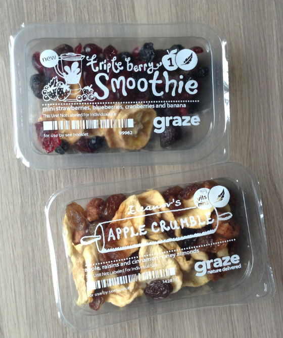 Graze Healthy Snack Subscription Box Review - July 2014 Smoothie