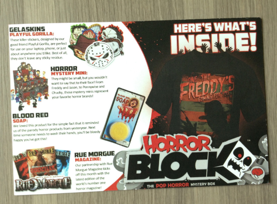 Horror Block Card