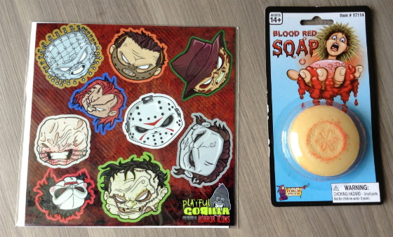 Horror Block Subscription Box Review - July 2014 Stickers