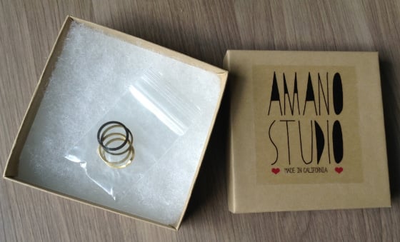 Kelly Rowland Fancy Box Subscription Review - July 2014 Rings