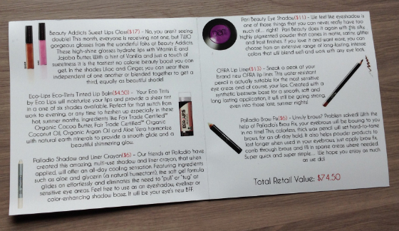 Lip Factory Beauty Subscription Box Review – July 2014 Info