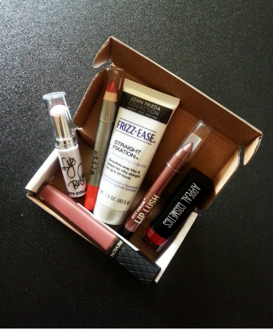 Lip Monthly Makeup Subscription Box Review - July 2014 Items 