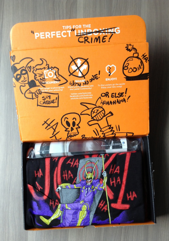 Loot Crate Subscription Box Review & Coupon - July 2014 Unboxing