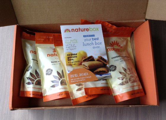 Nature Box Review & 50% Off Coupon – August 2014 Snacls