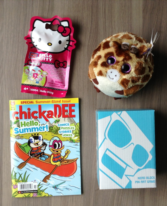 Nerd Block Jr. Girls Subscription Box Review - July 2014 Items