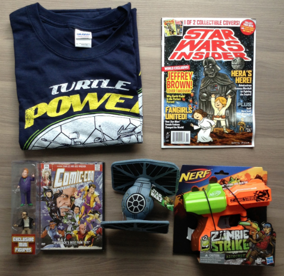 Nerd Block Subscription Box Review - July 2014 Items