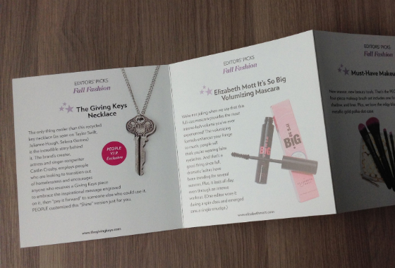 People VIP Subscription Box Review - Fall Fashion 2014 Info