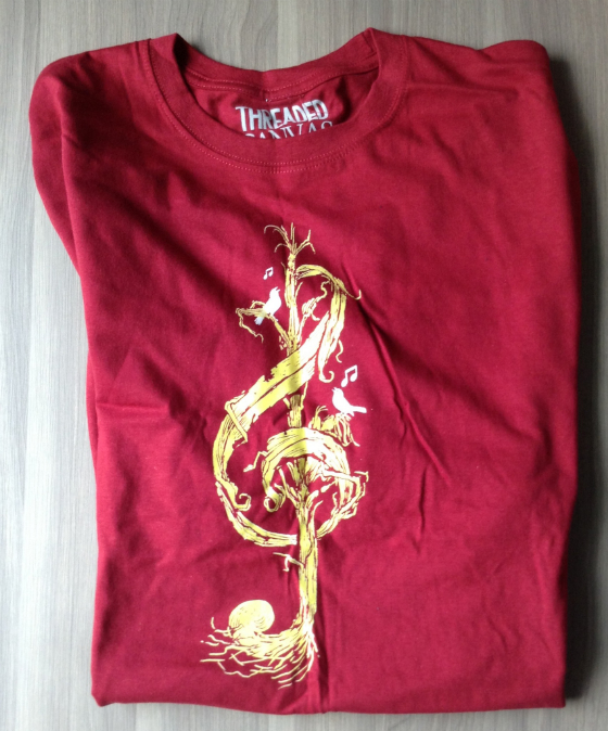 Threaded Canvas T-Shirt Subscription Box Review – July 2014 Red Shirt