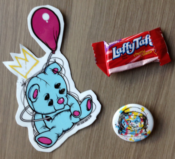 Threaded Canvas T-Shirt Subscription Box Review - June 2014 Sticker