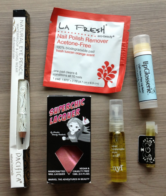 Vegan Cuts Beauty Box Subscription Review - June 2014 Items