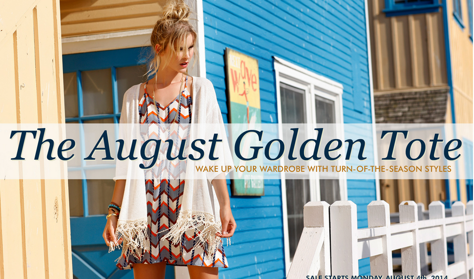 August Golden Tote Time!