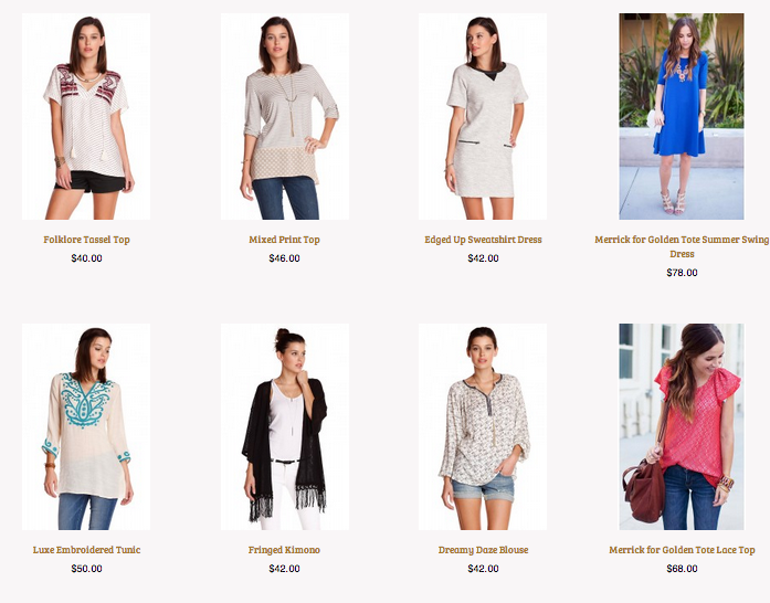 August Golden Tote Options!