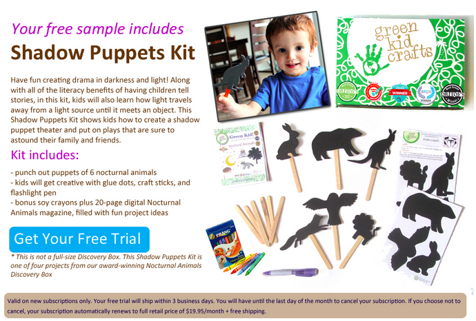 Green Kid Crafts Free Trial Box Offer!