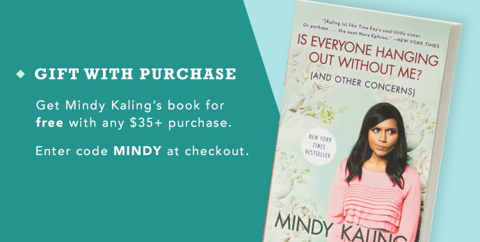 Get Mindy Kaling's Book Free with $35+ Birchbox Purchase